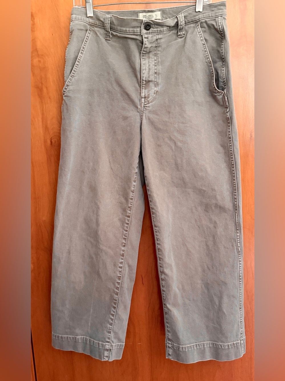 Comfy! Fairtrade Madewell Cropped Denim Chinos Sz 30